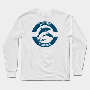 Jupiter, Florida Dolphin Long Sleeve T-Shirt